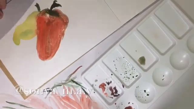 |WATERCOLOR| Акварель| Speed painting by SM illustrator смотреть онлайн