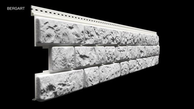 Сайдинг Docke LUX BERGART. Облицовка фасада под камень. Обзор цветовой гаммы смотреть онлайн