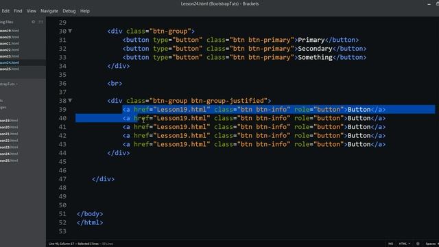 Web Malayalam 24 Bootstrap BUTTONS & BUTTON GROUPS смотреть онлайн