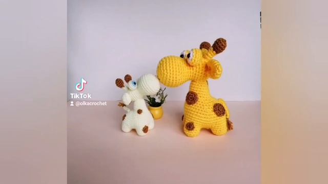 Вязаный жираф. Игрушка и мастер-класс. смотреть онлайн