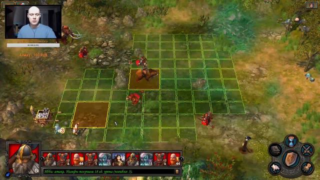Heroes of Might and Magic 5: Стрим случайной карты без сохранений, макс. сложность. смотреть онлайн