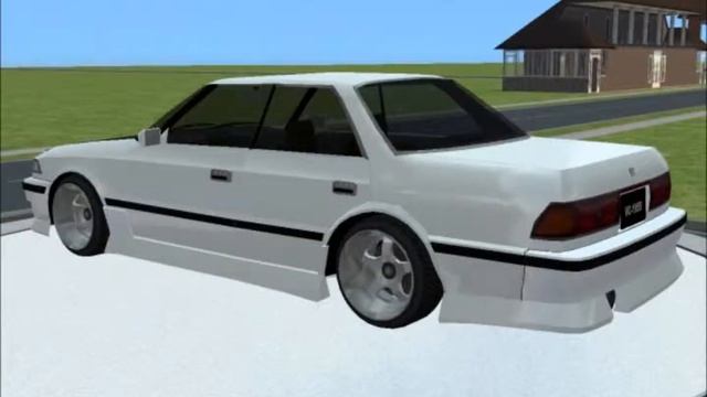Sims 2 Car Conversion by VoVillia Corp. - 1989 Toyota Mark II Custom смотреть онлайн