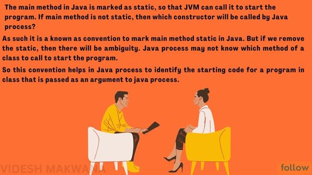 Why do we mark main method as static in Java?@videsh282 смотреть онлайн