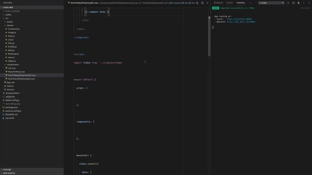 Getting Started with Vuex ORM: 12 - One To Many Polymorphic Relationship смотреть онлайн