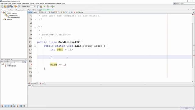 El Condicional if en Java смотреть онлайн