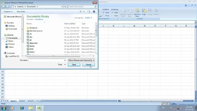theme group in excel смотреть онлайн