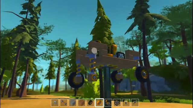 Обзор Scrap Mechanic | Хорошая машинка. Входной ролик! смотреть онлайн