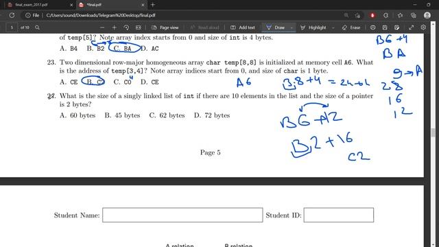 Intro to IT finals sample solutions смотреть онлайн