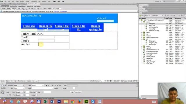 Lập trình PHP - Bài 21: Hướng dẫn quản lý Thể Loại смотреть онлайн