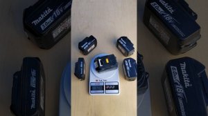 Сколько весит каждый аккумулятор Makita LXT?