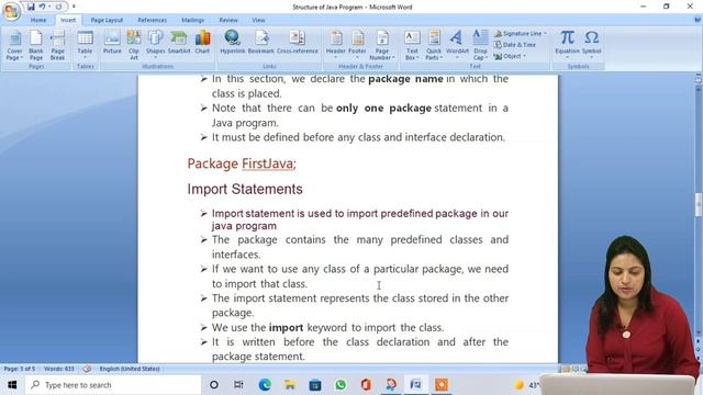 Basic structure of java program смотреть онлайн