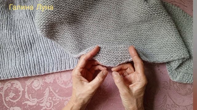 Вязание.Комплект на осень,шапка и бактус смотреть онлайн