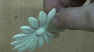 ромашка из дерева