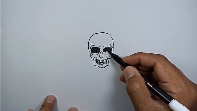 How to draw a skull and crossbones | Easy Drawings смотреть онлайн