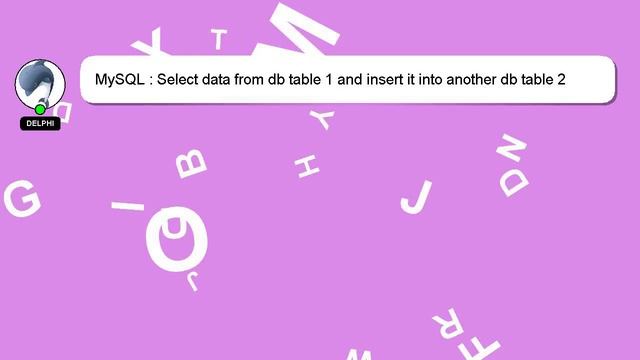 MySQL : Select data from db table 1 and insert it into another db table 2 in php смотреть онлайн