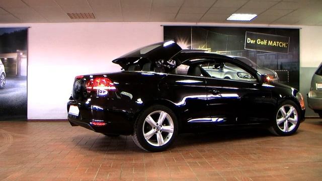 Volkswagen Eos 1,4 TSI Navi Leder Kessy Deep black perleffekt BV007254 www.autohaus.biz/czychy смотреть онлайн