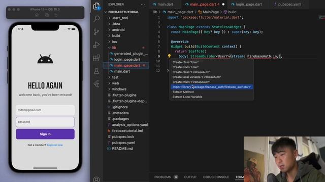 ?Login & Logout • Firebase x Flutter Tutorial ♡ смотреть онлайн