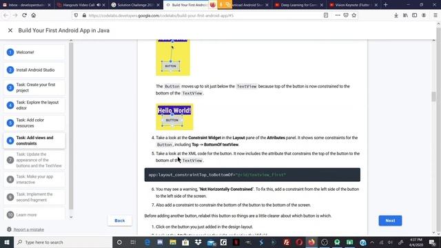 Android Studio Hello World App Java Part 2 смотреть онлайн