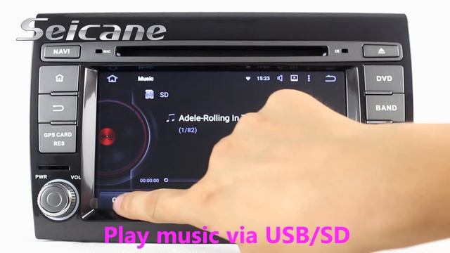 OEM Android 5.1.1 radio gps dvd audio system for 2007-2012 FIAT BRAVO support Parrot Bluetooth OBD2 смотреть онлайн