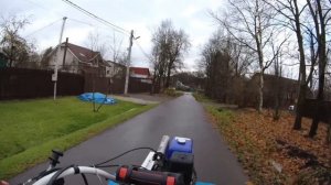 Измеряем скорость мотоблока на 13 дисках.