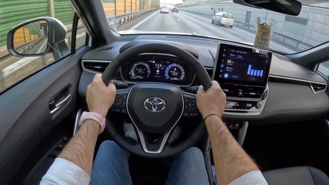 ТЕСТ ДРАЙВ НОВОЙ ТОЙОТА КОРОЛЛА КРОСС 2023/ОБЗОР/ДИЗАЙН-ИНТЕРЬЕР/ЭКСТЕРЬЕР/POV