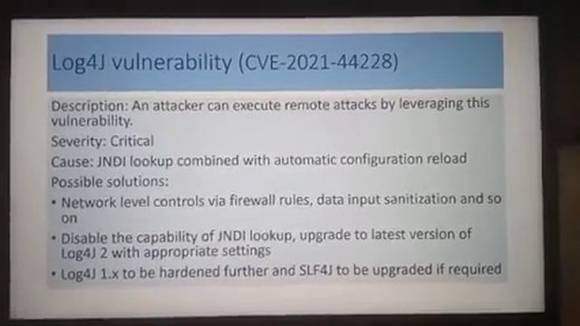 Java Logging Frameworks revisited for CVE-2021-44228 смотреть онлайн
