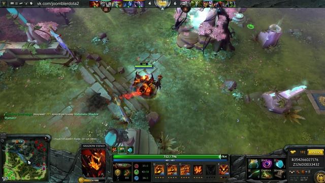 Shadow Fiend унизил школьников. Изи катка Дота 2 смотреть онлайн