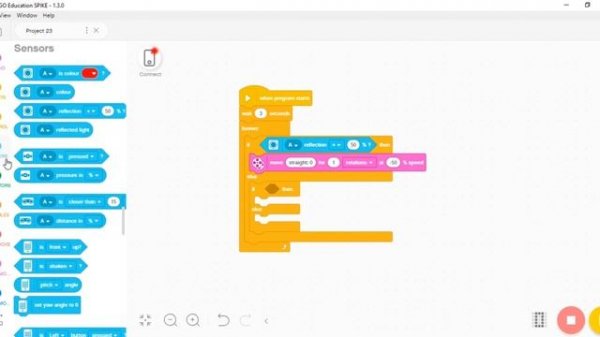 Lego Spike Prime - Sumo Flow and Code