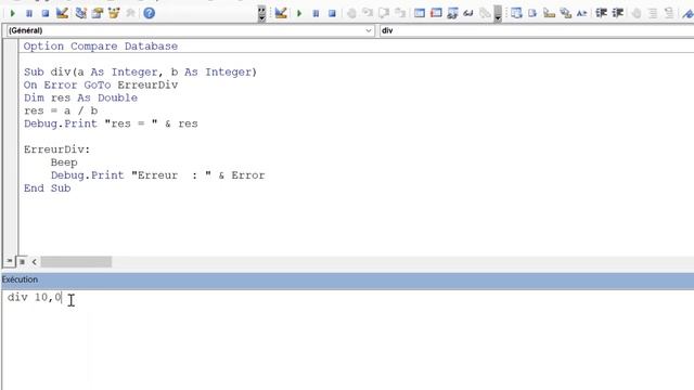 #05 - VBA ACCESS - Gestion Erreurs avec On Error GoTo / Resume Next смотреть онлайн