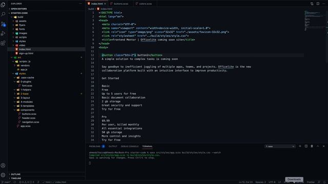 Sass Html смотреть онлайн
