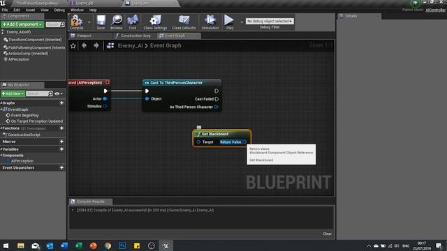 Unreal Engine 4 Tutorial - Shooter AI Pt.2 - Shooting on Sight смотреть онлайн