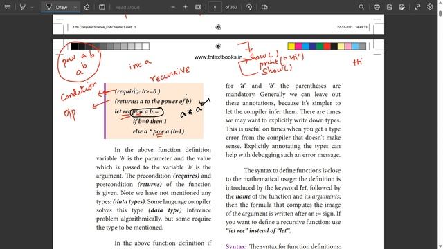 TN 12th Computer Science | Parameter Without Type | Parameter with type | Chap-1 Five Marks | Tami смотреть онлайн