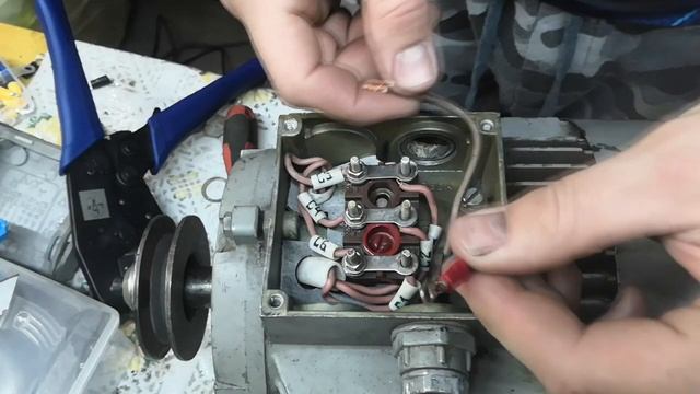 Подключение электродвигателя 380 В к сети 220 В через конденсатор смотреть онлайн