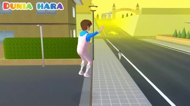 Hah? Kabut n Hujan Jelly Rainbow ? Kota Sakura ? Yuta Panik Celine Kesedot | Sakura School Simulato смотреть онлайн