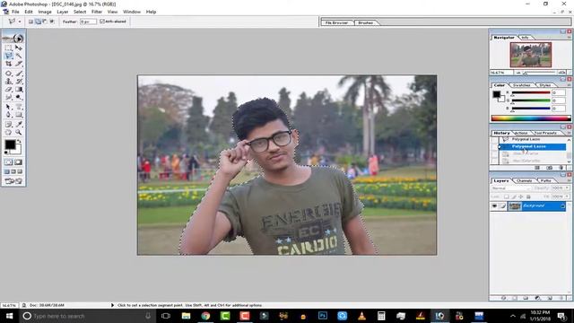 How to change background color in Photoshop 7.0 in Hindi / Urdu. смотреть онлайн