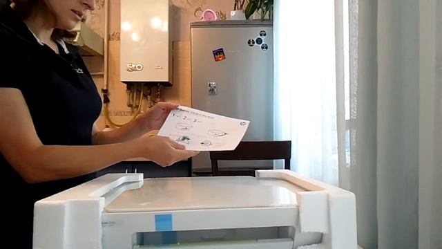 Распаковка товара HP DeskJet 2130 (K7N77C) смотреть онлайн