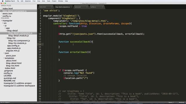 Try AngularJS 1.5 - 20 of 33 - HTTP Request in AngularJS $http смотреть онлайн