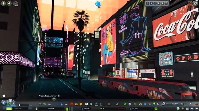 Cities Skylines : Cyberpunk City Neo HongKong - More NeonSign [ 17 ] смотреть онлайн