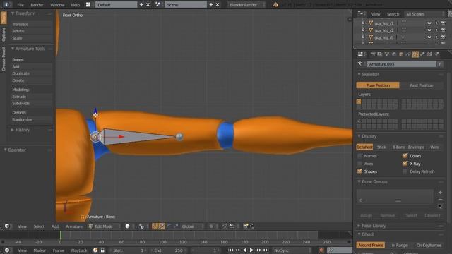 Creating Bones for Rigging in Blender | Pluralsight смотреть онлайн