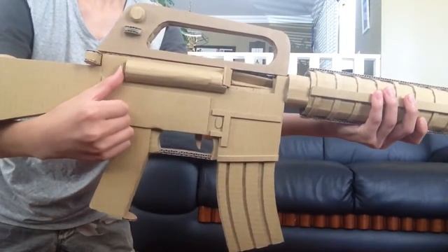 Cardboard M16