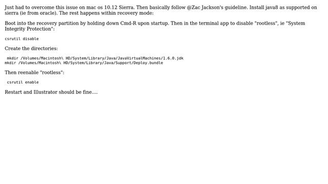 Apple: Adobe Illustrator CS6 with Java 8? (7 Solutions!!) смотреть онлайн