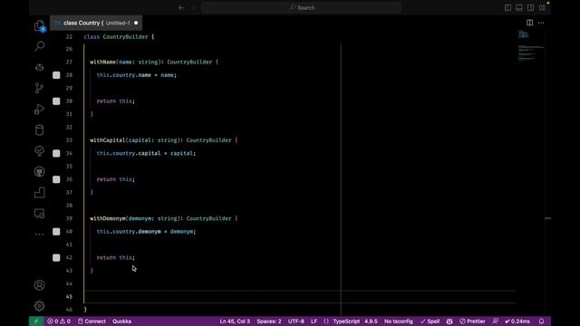 BUILDER PATTERN - DESIGN PATTERNS IN TYPESCRIPT смотреть онлайн