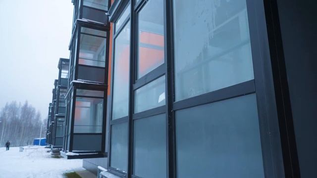 Репортаж со строительной площадки ЖК Yolkki Village от 5 декабря смотреть онлайн