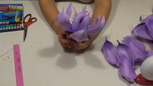 Магнолия из фоамирана 2 мм