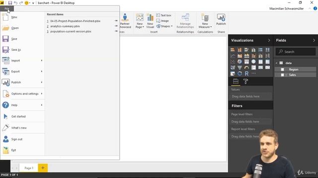 109 Packaging the Custom Visual | Creating Custom Visuals | Power BI смотреть онлайн