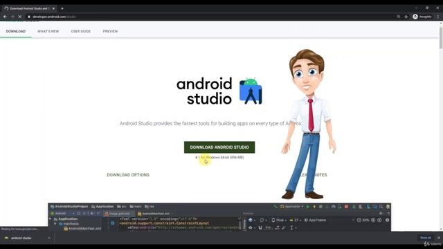 How to write clean Kotlin and Android code (3 Install Android Studio) смотреть онлайн