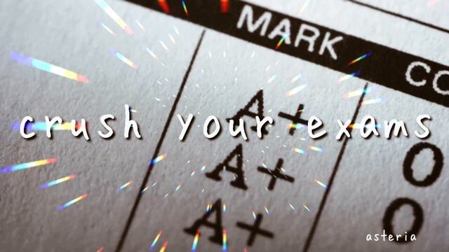 ☆crush your exams subliminal☆ {APs, finals, and more} смотреть онлайн