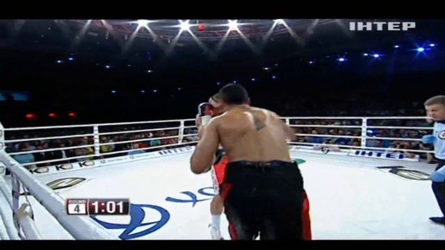 Александр Усик и Сезар Давид Кренс Раунд 4 смотреть онлайн