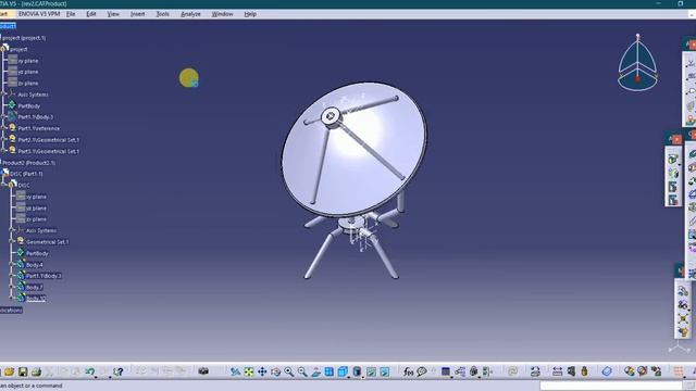 CATIA MACRO PROGRAM TO RETURN PARENT NAME(EXCERCISE 7) смотреть онлайн