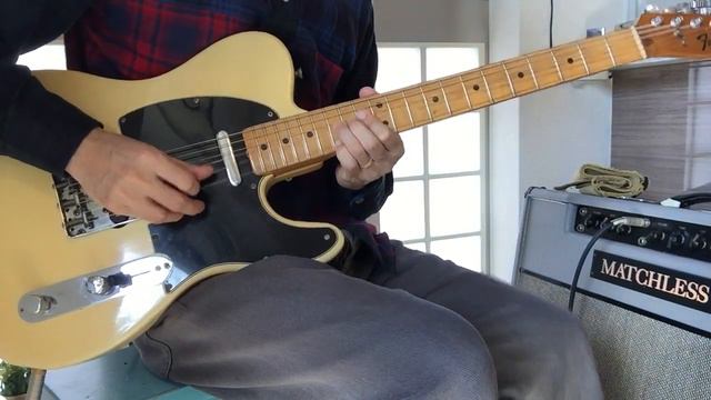 Fender Telecaster Country Finger Style Guitar Licks, Crispy Sound With Matchless Dc30